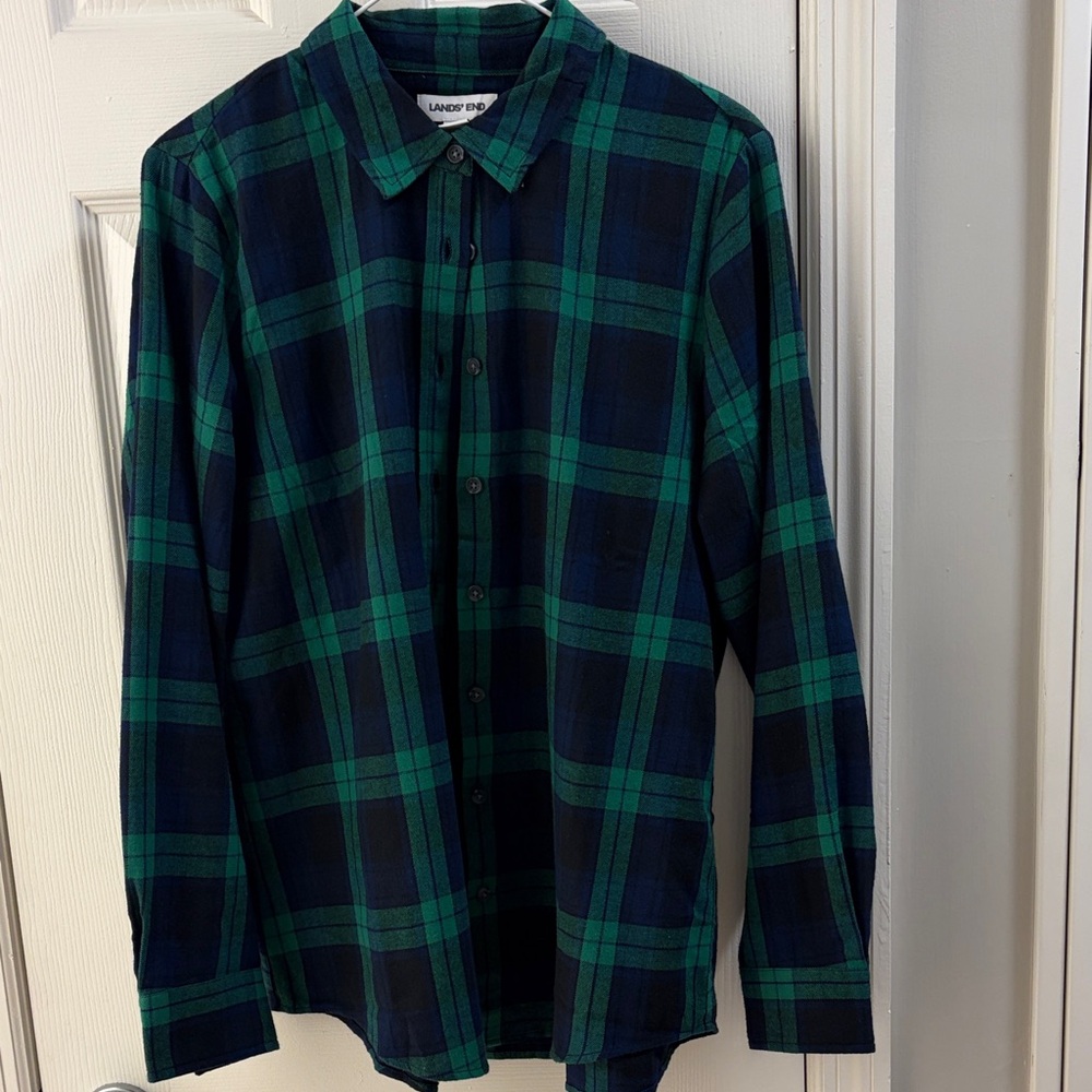 Lands’ End Flannel Shirt